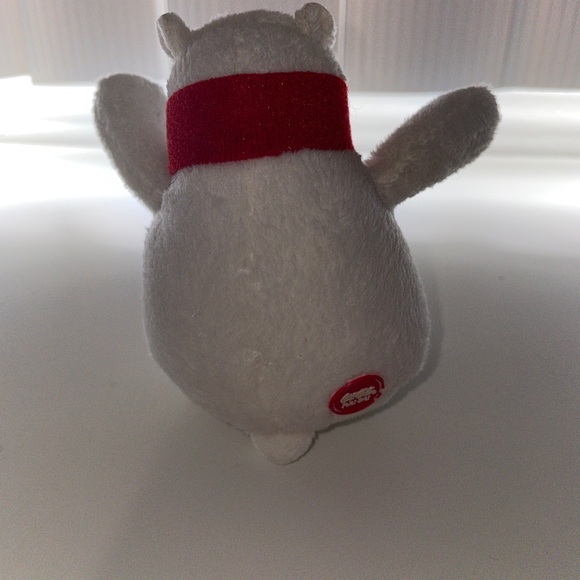 Coca-Cola Polar Bear Plush w/ Red Knit Scarf 4" Coke Doll Collectible - Picture 3 of 6